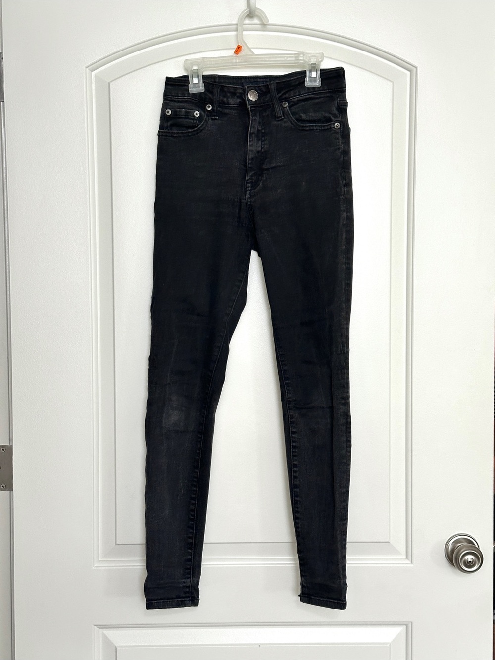 Women’s AERO Black Super High-Rise Skinny Jeans